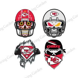 Kansas City Chiefs Helmet Logo Svg, Kansas City Chiefs Svg, NFL Svg, Football Fans Png, Digital Instant Download Files