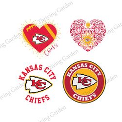 Heart Kansas City Chiefs Svg, Sport Svg, Kansas City Chiefs Svg, Football Svg, Cricut File, Digital Download.