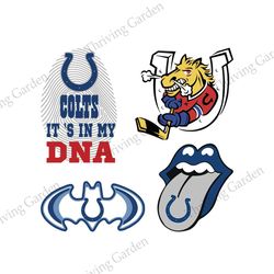 It is in my DNA Indianapolis Colts svg, Colts svg, Sport svg, Nfl svg, Colts Logo SVG Cricut Files