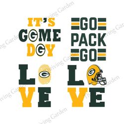 Green Bay Packers Logo Svg, Sport Svg, Green Bay Packers Svg, Love Packers Logo SVG Digital Download