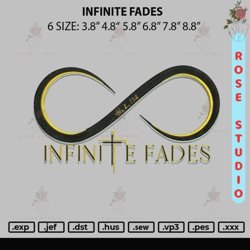 Infinite Fades Embroidery File 6 sizes, Embroidery File, Embroidery Design