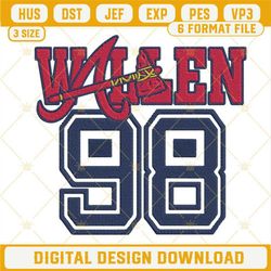 98 Braves Morgan Wallen Embroidery Designs.jpg