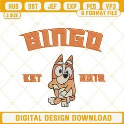 Bingo Est 2018 Embroidery Files, Bluey Sister Embroidery Designs.jpg