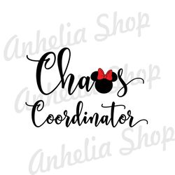 Chaos Coordinator Minnie Mouse SVG