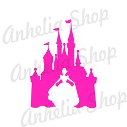 Disney Princess Belle Castle SVG