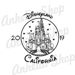 Disneyland California 2019 SVG