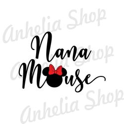 Nana Minnie Mouse SVG