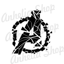 Mavel Avengers Break Logo SVG