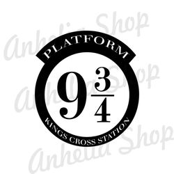 Harry Potter Shop King Cross Station Platform 9 3/4 SVG Cut Files