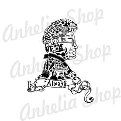 Waiting For My Letter From Hogwarts Harry Potter Head SVG Cut Files