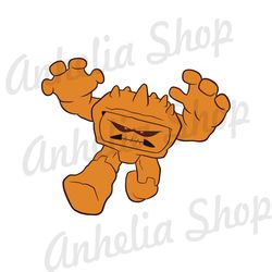 The Tiny Rock Monster Chunk Toy Story Cartoon SVG