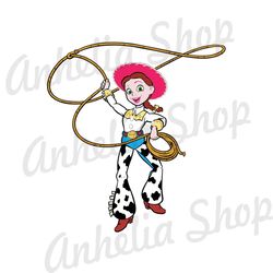 Jessie Cowgirl Disney Pixal Toy Story Cartoon SVG