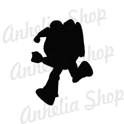 Buzz Lightyear Cartoon Toy Story Silhouette SVG Vector