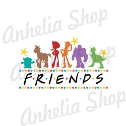 Disney Pixar Cartoon Toy Story Characters Friends Logo SVG Clipart