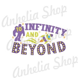 To Infinity And Beyond Toy Story Buzz Lightyear Rocket Fly SVG