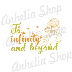 To Infinity And Beyond Toy Story Character Buzz Lightyear SVG