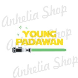 Young Padawan Star Wars Movie Design SVG