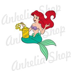 Cute Princess Ariel The Little Mermaid Gift SVG