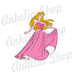 Pretty Sleeping Beauty Princess Aurora SVG Clipart