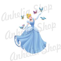 Disney Princess Cinderella Birds Transparent PNG