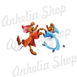 Dancing Cinderella Mice Jaq and Perla Disney Cartoon PNG