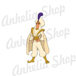 The Sultan Prince Ali Aladdin Disney Cartoon PNG