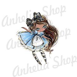 Doll Alice In Wonderland Cartoon Character PNG