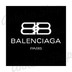 Balenciaga Logo SVG, BB Paris Logo SVG, Logo SVG, Balenciaga SVG, Paris SVG, Fashion Logo SVG, Brand Logo 16