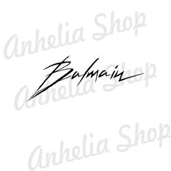 Balmain Paris Logo SVG, Black Balmain Logo SVG, Balmain SVG, Logo SVG, Fashion Logo SVG, Brand Logo SVG 24