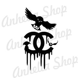 Coco Chanel Dripping Logo SVG, Chanel Logo SVG, Black Logo SVG, Logo SVG, Fashion Logo SVG, Brand Logo SVG 31