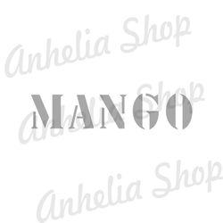 Mango Logo SVG, Mango Brand Logo SVG, Barcelona Fashion Logo SVG, Logo SVG, Fashion Logo SVG97