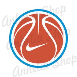 Blue Orange Nike Basketball Logo SVG, Nike Logo SVG, Nike Basketball SVG, Logo SVG, Fashion Logo SVG98