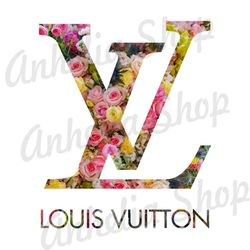 Louis Vuitton Flower Logo SVG, Louis Vuitton Logo SVG, Louis SVG, LV, Logo SVG, Fashion Logo SVG104