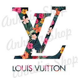Louis Vuitton Floral Logo SVG, Louis Vuitton Logo SVG, Louis SVG, Logo SVG, Fashion Logo SVG108