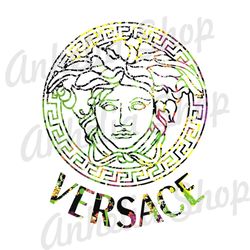 Versace Floral Logo SVG, Italy Versace Logo SVG, Versace SVG, Logo SVG, Fashion Logo SVG, Famous Brand Logo114