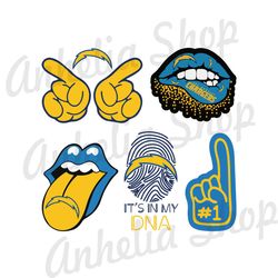 Chagers is in My DNA SVG, My DNA Los Angeles Chargers Svg, LA Chargers Svg, NFL Svg, Png Dxf Eps Digital File