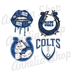 Indiana Polis Colts Blue Mascot SVG, Football Colts Team Logo SVG, Colts svg, Sport svg Digital Download File