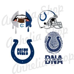 Indianapolis Colts Is in My DNA Logo SVG, Indianapolis Colts svg, Colts svg, Sport svg, Nfl svg Digital File