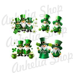 Gnomes Patrick's Day SVG, Four Leaves Clover SVG, Happy Patrick Day SVG, Patricio SVG, Patrick's Days Quotes SVG, Saint