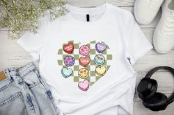 Valentine Face shirt, Love Checkered Smiley Face, Valentines Day Gift, Cheetah Smile Face, Funny Valentines Day, Heart H