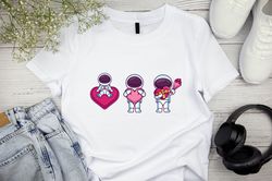 Valentines Day Shirt, Cute Couple Astronaut Shirt, Valentines Day Gift, Couple Shirt, Couple Matching Shirt Couple Gift