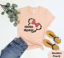 Mama Mouse Shirt, Minnie Ears Shirt, Disney Mother Shirts, Minnie Mouse Shirt, Disney Womens Shirt, Gift For Mothers Day