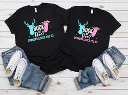 Buck Or Doe Shirt, Gender Reveal Party, Grandma And Grandpa Matching Shirt, He Or She Matching Outfit, Family Reveal, Gr
