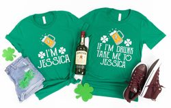 Couple St Patricks Day Shirt, Funny Couples Shirts, Personalized Drinking Shirt, Irish Drunk Shirt, St Paddys Day Matchi