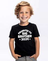 Promoted To Big Brother 2024 Shirt, Baby Announcement, Big Brother Shirt, Big Bro Shirt, Big Brother To Be, Sibling Reve