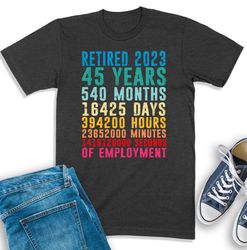 Retired 2023 Shirt, Customized Retirement Shirt, Retirement Party, Retired Grandpa Sweatshirt, Gift For Retired Women, R