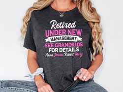 Retirement Shirt, Personalized Retired Shirt For Grandma, Retirement Gift For Women, Funny Retirement Gift, Custom Retir