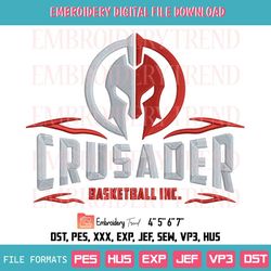 Crusader Basketball Embroidery Sport Embroidery Trending Embroidery