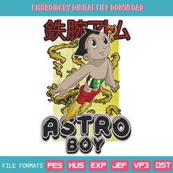 Astro Boy Embroidery Designs File, Astro Boy Machine Embroi