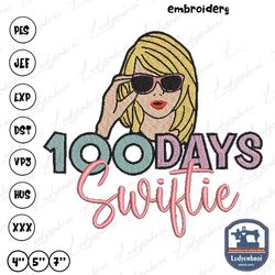 100 Days Of Swift Embroidery Design, School Student And Teac, 9